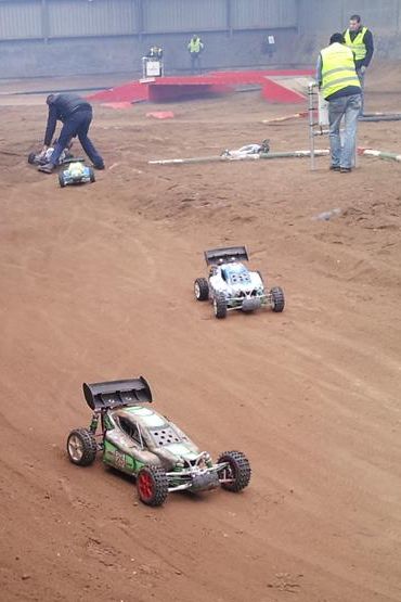 Uwe am Start Supercross Veldhoven 2013